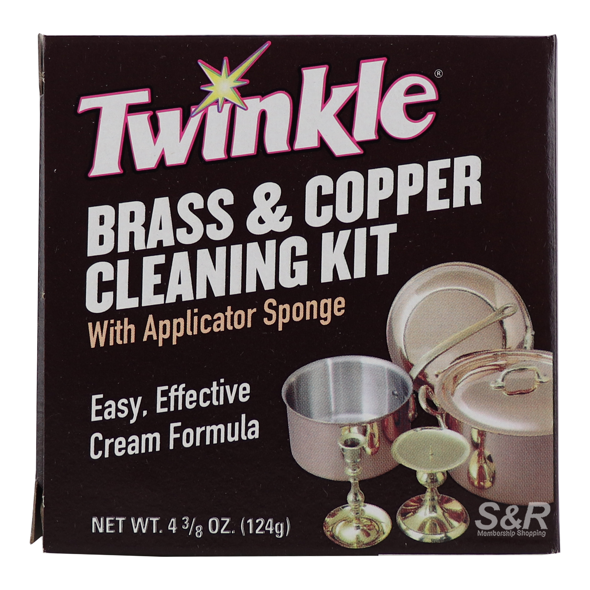 Twinkle Brass and Copper Cleaning Kit 124g